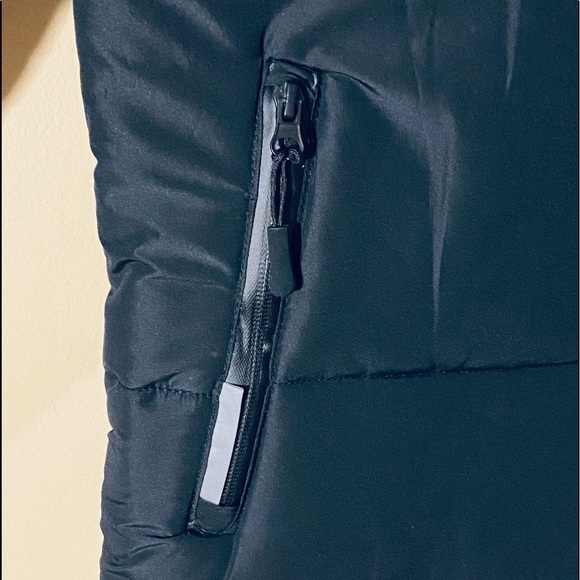 SOLD🌟HP🌟KRONIS Black Puffer Jacket with Hood M - Picture 7 of 13